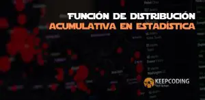 Función de distribución acumulativa en estadística