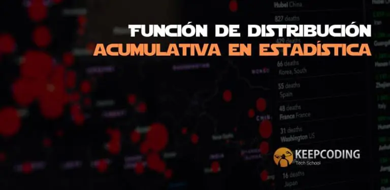 Función de distribución acumulativa en estadística