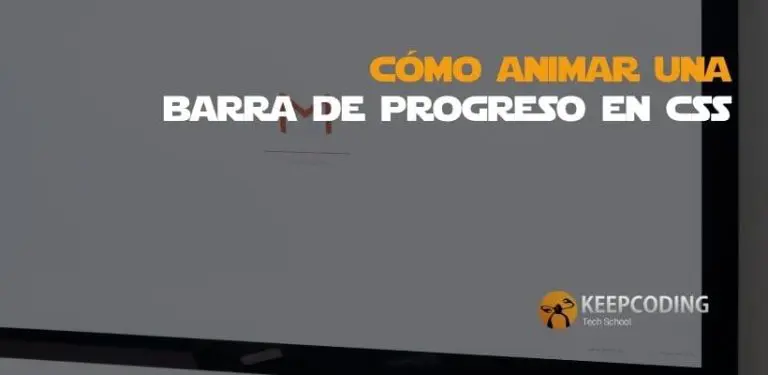 cómo animar una barra de progreso en CSS