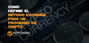 Cómo definir el método exchange para un programa de Cripto