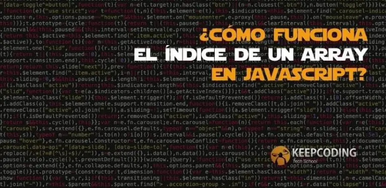 cómo funciona el índice de un array en javascript
