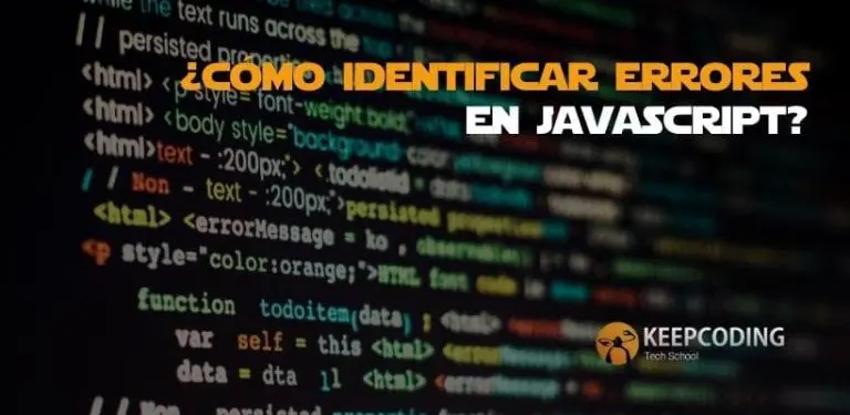 cómo identificar errores en javascript