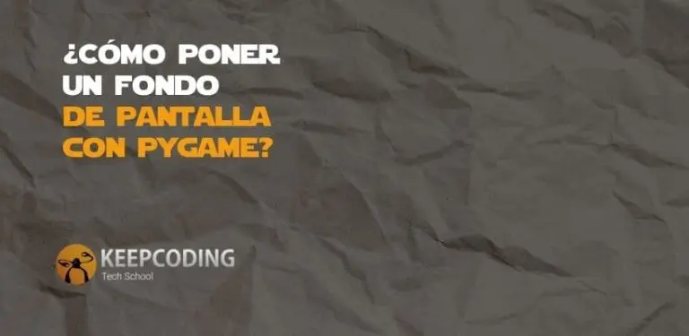 cómo poner un fondo de pantalla con Pygame?