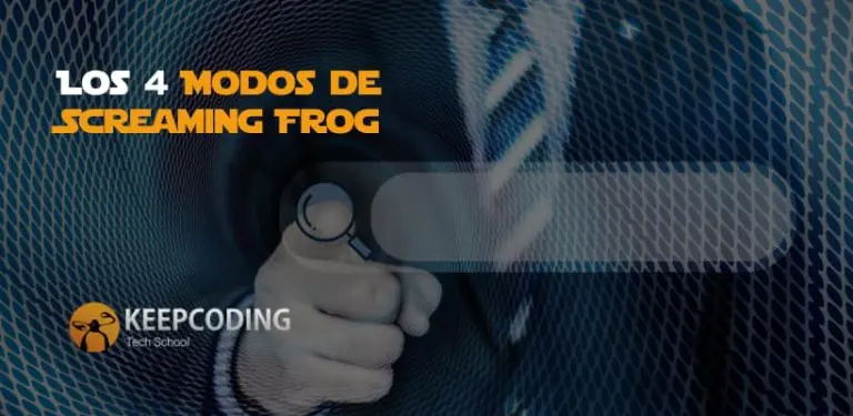 los cuatro modos de screaming frog
