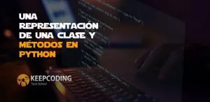 Una representación de una clase y métodos en Python