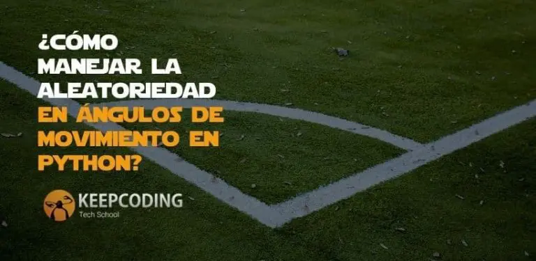 ¿Cómo manejar la aleatoriedad en ángulos de movimiento en Python