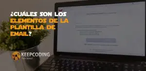 elementos de la plantilla de email