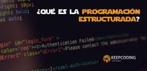 Qué es la programación estructurada