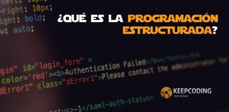 Qué es la programación estructurada