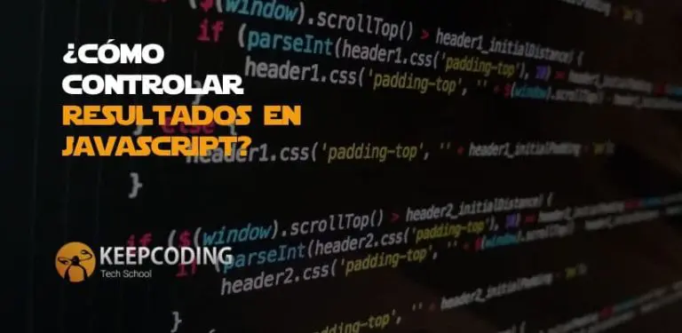 controlar resultados en JavaScript