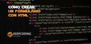 crear un formulario con HTML