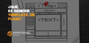 Qué es render template de Flask