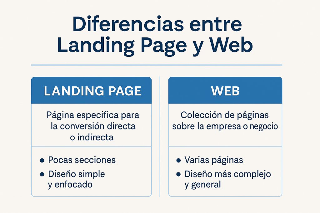 Landing Page: Qué son y cómo crear una que cumpla tus objetivos 3 landing page