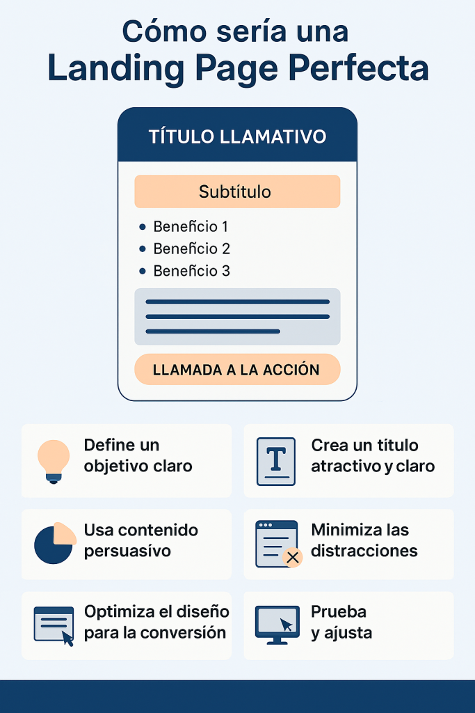 Landing Page: Qué son y cómo crear una que cumpla tus objetivos 2 landing page perfecta