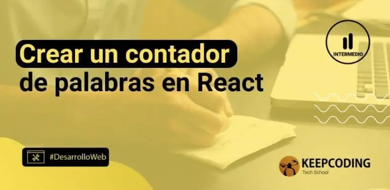 Crear un contador de palabras en React
