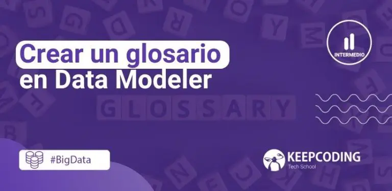 glosario en data modeler