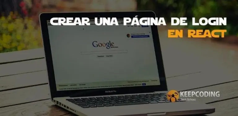Crear una página de login en React