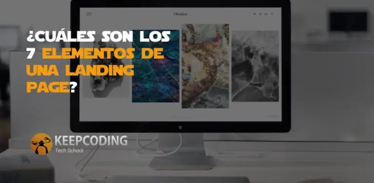 Cuáles son los 7 elementos de una landing page