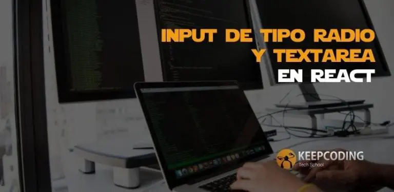 Input de tipo radio y textarea en React