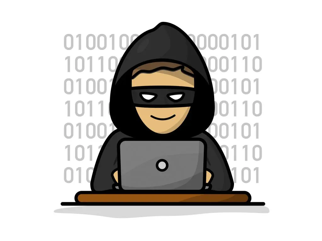 hacker accediendo a una computadora