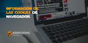 información de las cookies de navegador