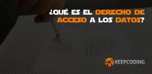 derecho de acceso a los datos