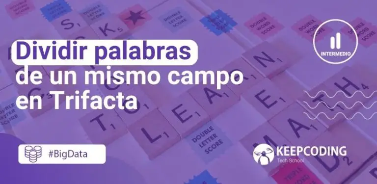 palabras de un mismo campo en Trifacta