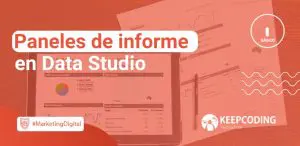 Paneles de informe en data studio