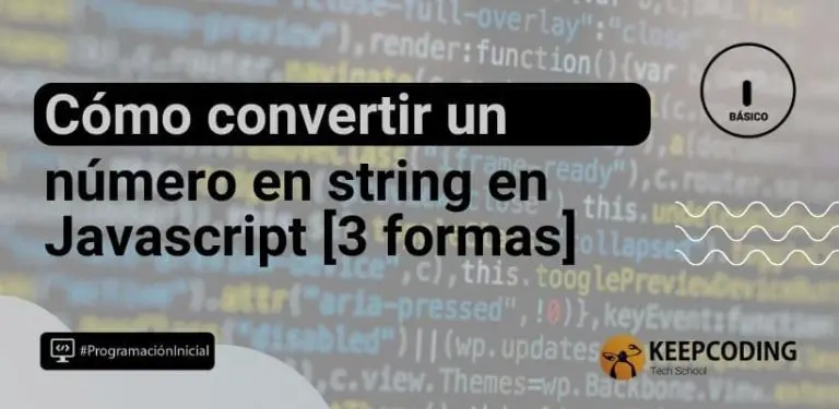 convertir un número en string en JavaScript