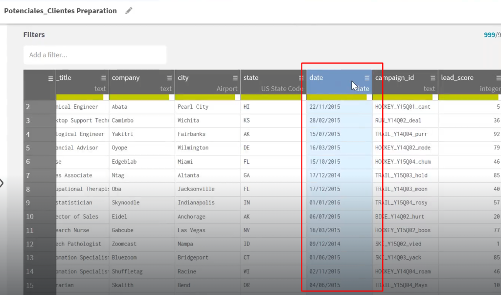 Crear una columna en Talend desde otra columna ya creada 1 crear una columna en Talend: paso 1
