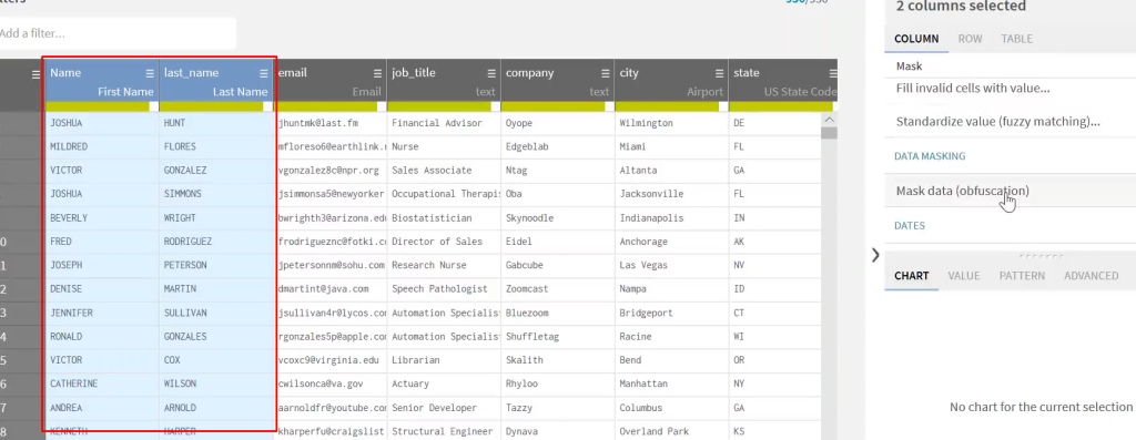 Ofuscación en Talend 1 ofuscación en Talend: paso 1