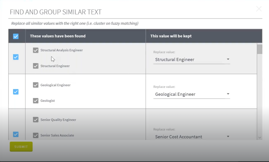 segmentar un campo con talend