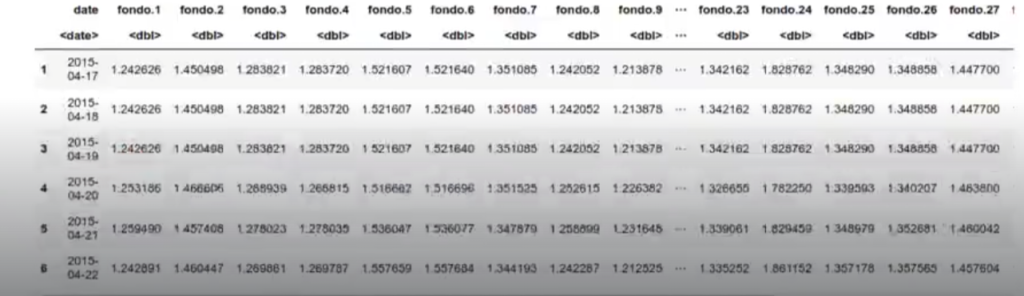 Ejemplo de cartera de fondo de inversión en R 9 fondo de inversión en R