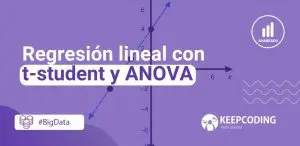 regresión lineal con t-student y ANOVA