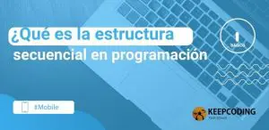 ¿Qué es la estructura secuencial en programación