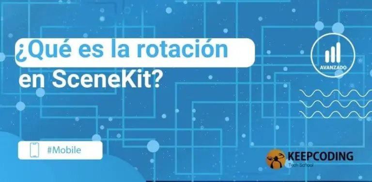 ¿Qué es la rotación en SceneKit?