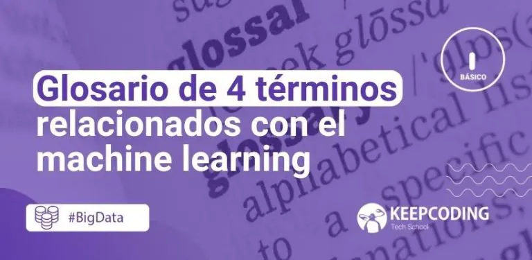términos relacionados con el machine learning