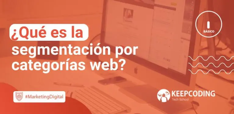Qué es la segmentación por categorías web