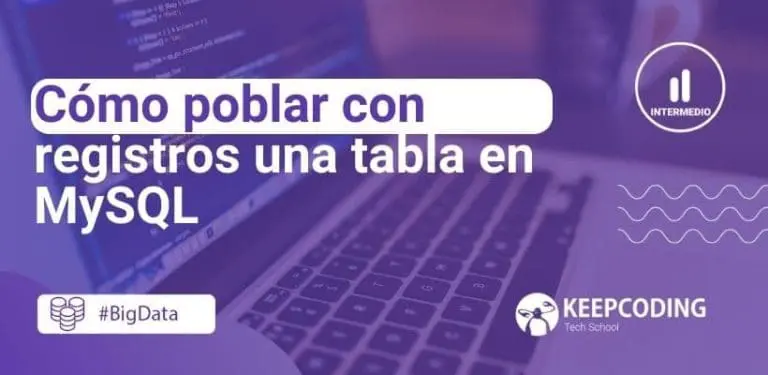 Cómo poblar con registros una tabla en MySQL