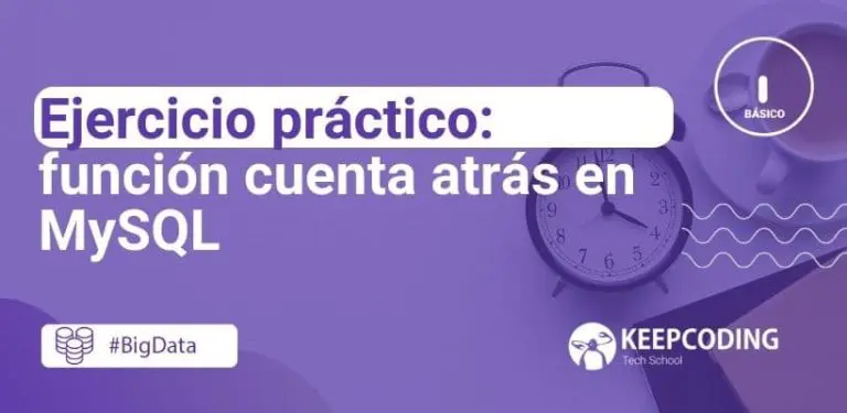 función cuenta atrás en MySQL