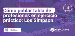 poblar una tabla de profesiones en ejercicio práctico