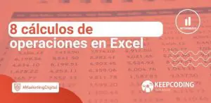 8 cálculos de operaciones en Excel
