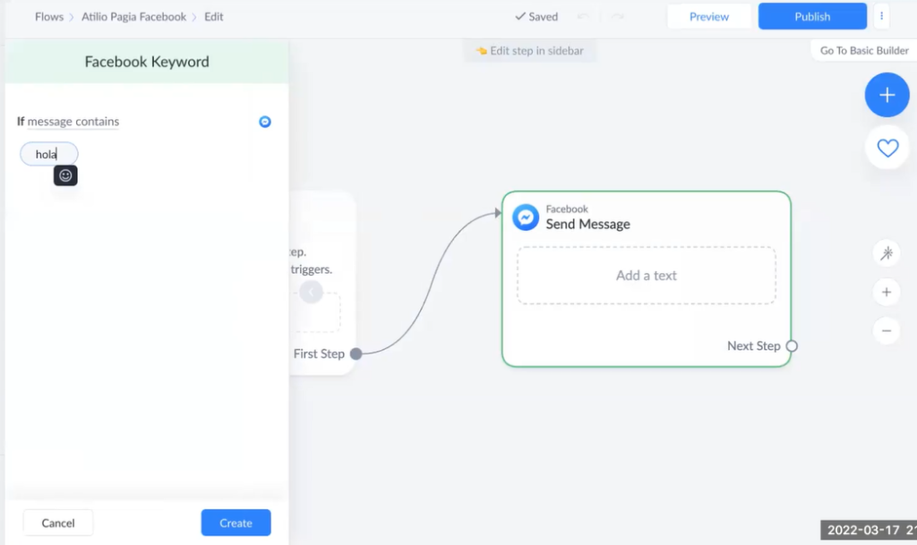 ¿Cómo crear un chat en Manychat?