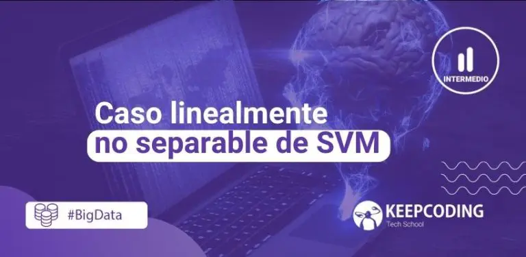 Caso linealmente no separable de SVM
