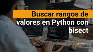 Rango de valores en Python con bisect