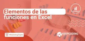 Elementos de las funciones en Excel