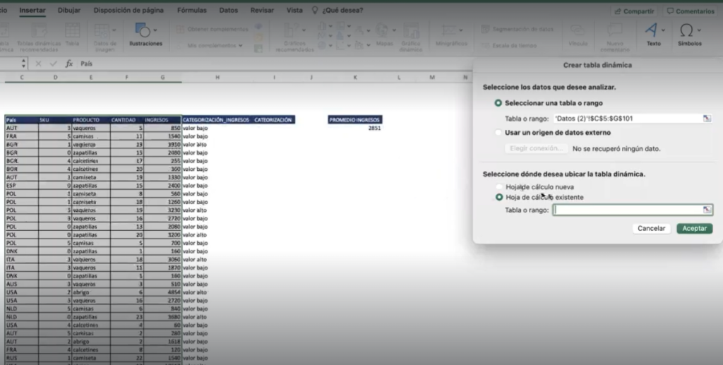 Ejercicio práctico: categorización de ventas en Excel 1 Ejercicio práctico: categorización de ventas en Excel