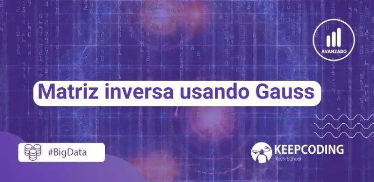 Matriz inversa usando Gauss