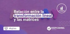 transformación lineal y las matrices