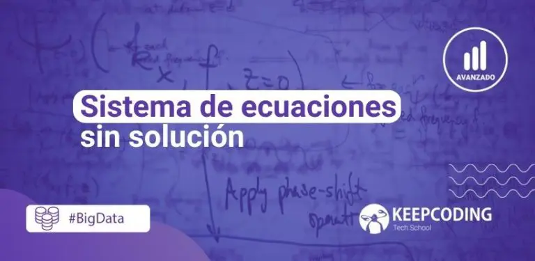 Sistema de ecuaciones sin solución